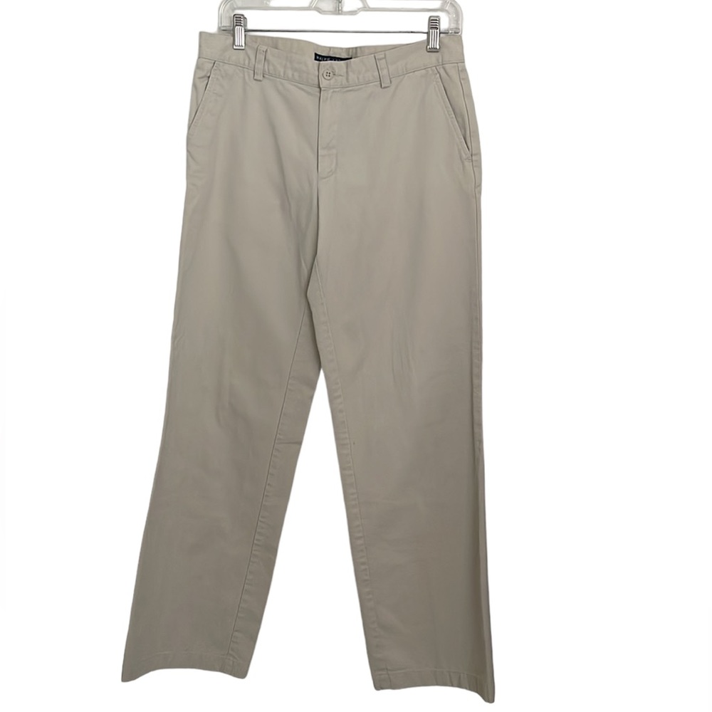 Ralph Lauren 100% Cotton Classic Chino Polo Pants Blue Label Size 6